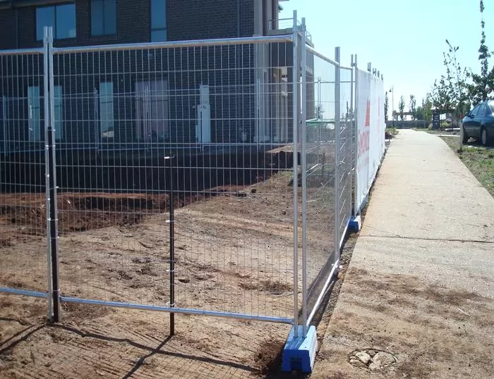 Australia Temporary Fence Panel and plastic base