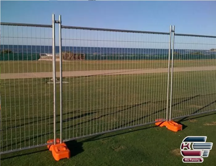 Portable fencing used for park fence