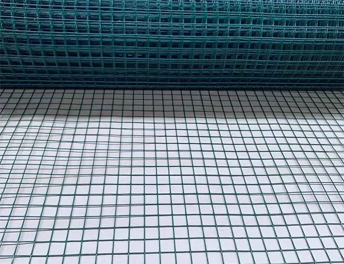PVC Coated Green Welded Wire Mesh and Hardware Cloth 