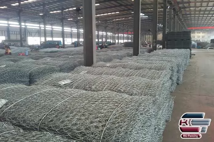 Packing of galvanized Gabion mesh