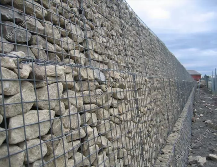 Welded Gabion used for dam protection