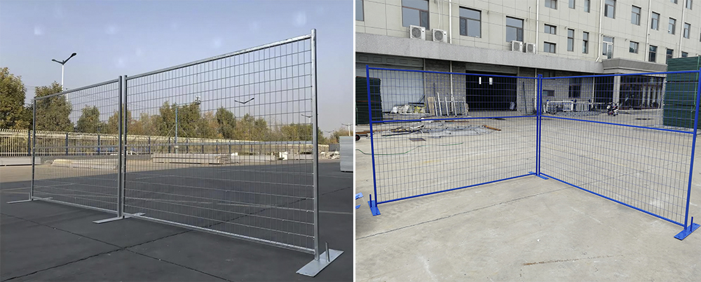 surface treatment of Canada Portable Fence