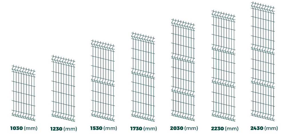 Bending Type of 3d curved fence