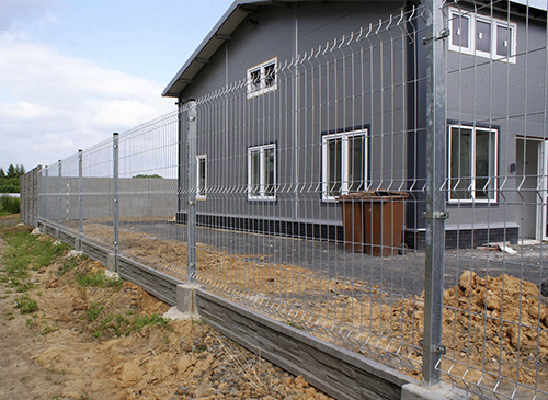 galvanized 3d curved fence