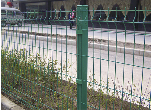 PVC coated 3d curved fence