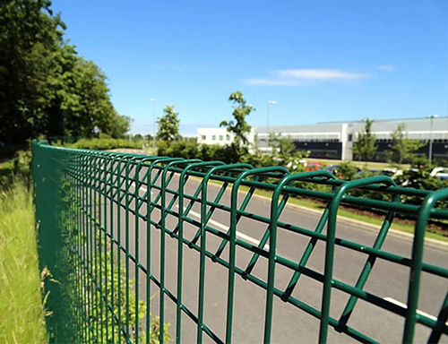 PVC coated Roll Top Fence