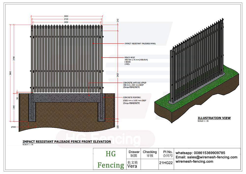 Palisade Fence