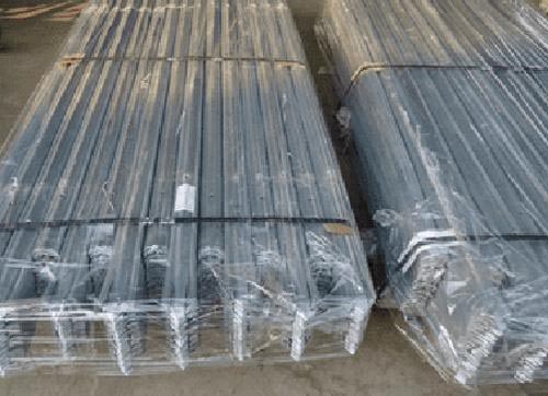Package of Galvanized Steel Palisade Fence