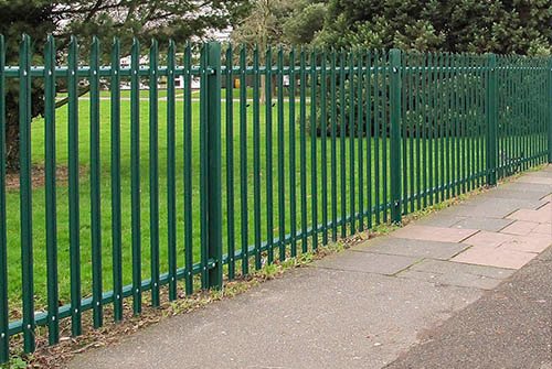 PVC Coated Steel Palisade Fence