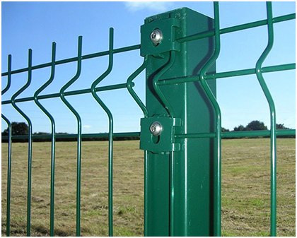 square post 3d Curved security fence panel