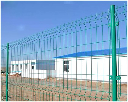 round post 3d curved security fence panel
