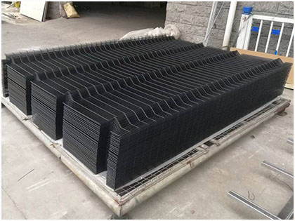 PVC coated 3d curved fence panels