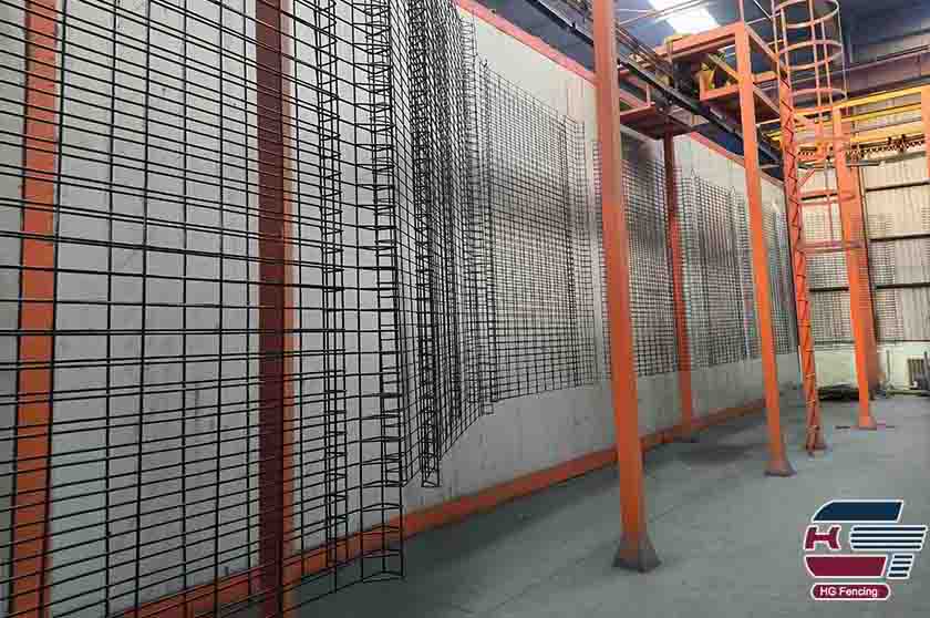 PVC coating BRC Fence