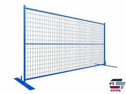 Canda style temporary fencing