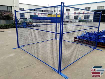 Canda style temporary fencing in HuaGuang's factory