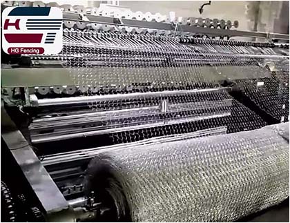 production of hexagonal chicken wire mesh huaguang's factory