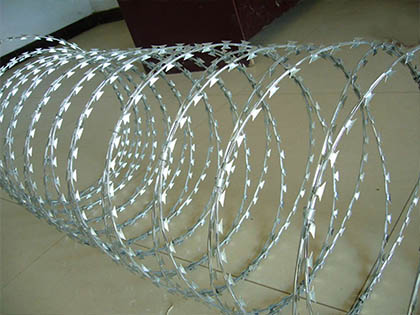 Galvanized Concertina Wire