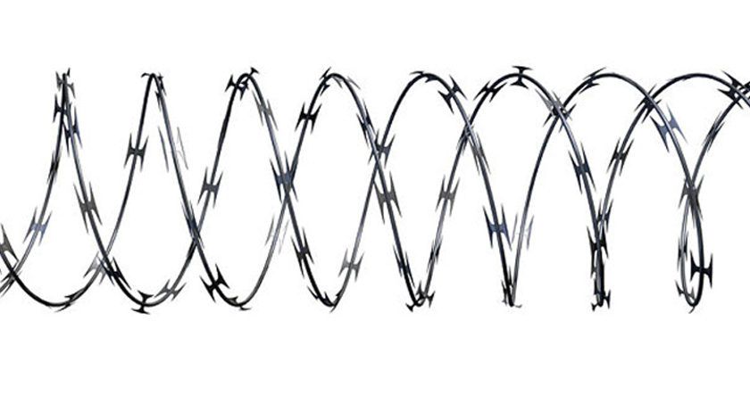 crossed type concertina wire