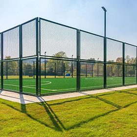 PVC Coated Chain Link Mesh used for tennis court fence