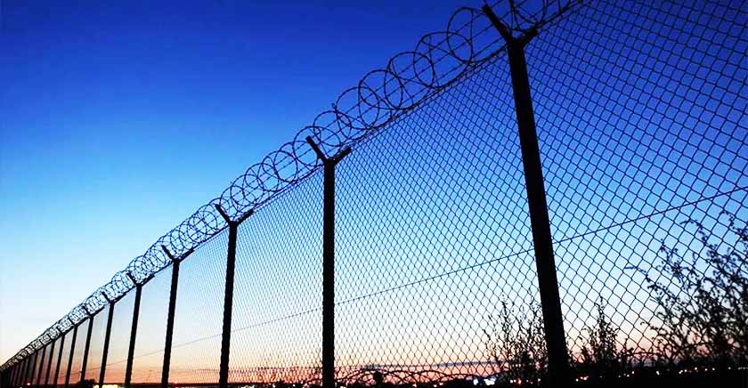 Chain Link Mesh Fence used for Airport Fence