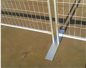 Iron plate base of Australia Temporary Fence