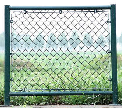 PVC Coated Green Chain Link Fence