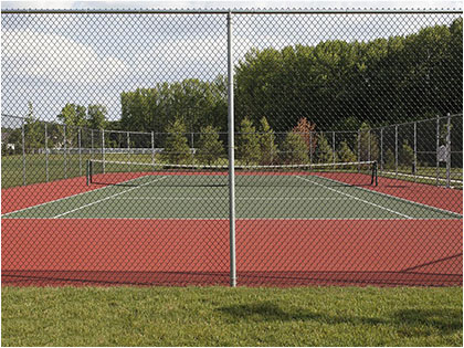 Galvanized Chain Link Fence (Cyclone Wire Fence) for Sports field fencing