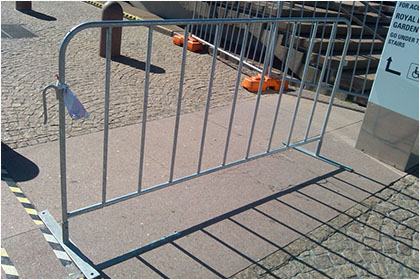 Crowd Barrier for the entrance to the arena