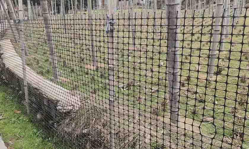 Plastic Mesh Fence used as Road Fence
