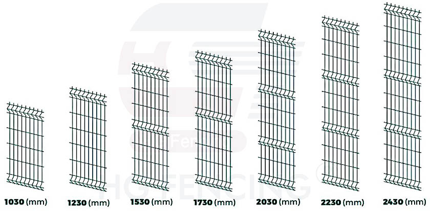 Bending Type of 3D curved mesh panel