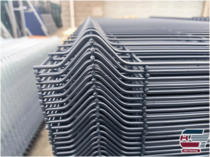 PVC coated 3d curved fence panels