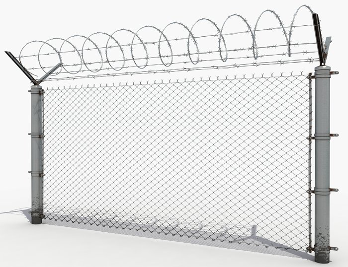 Galvanized Chain Link Fence