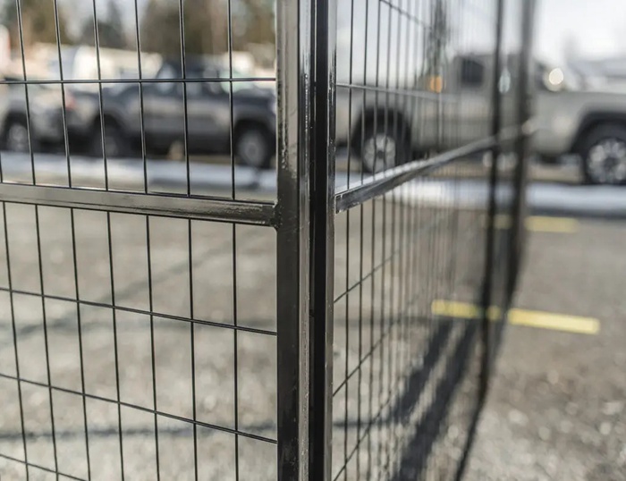 Detai of Canada Temporary Fence