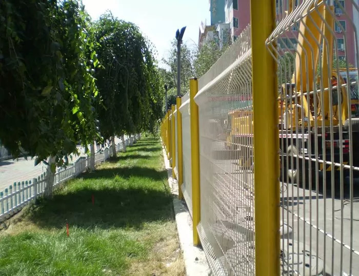PVC coated peach fence