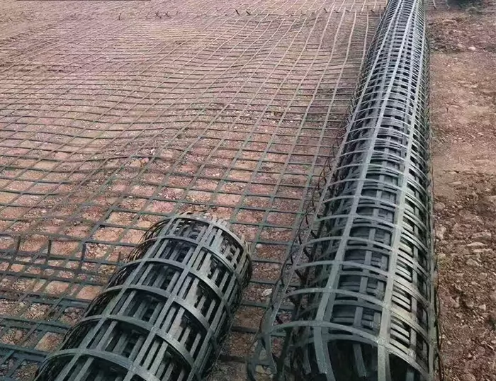 Steel Plastic Geogrid