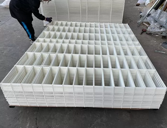 PVC coated welded wire mesh panels