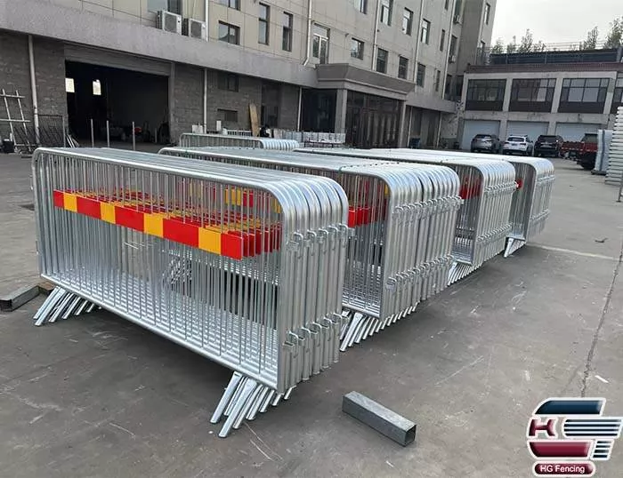 Packing of Crowd Control Barrier