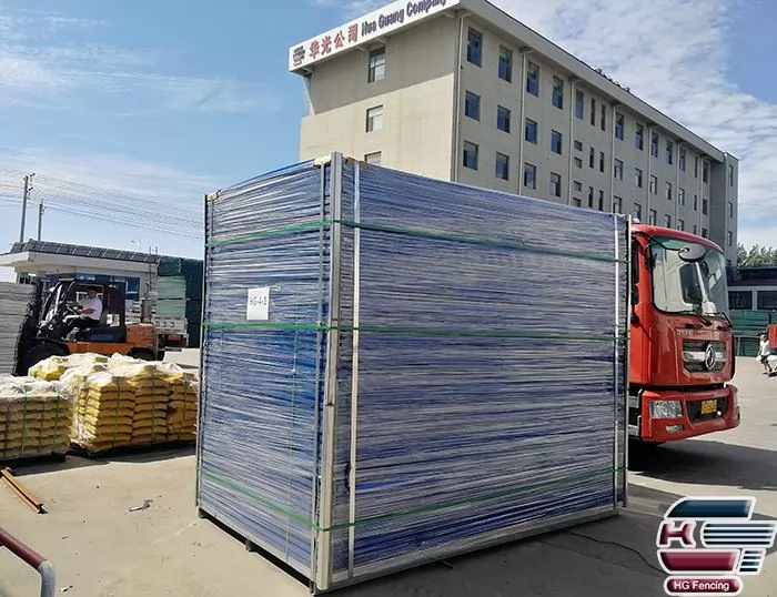 Packing of Temporary Fencing Panel in Hua Guang Company
