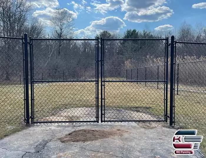 PVC Coated Chain Link Fence Gate