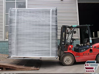 Loadding of Temporary Fence Panel in Hua Guang Fence company