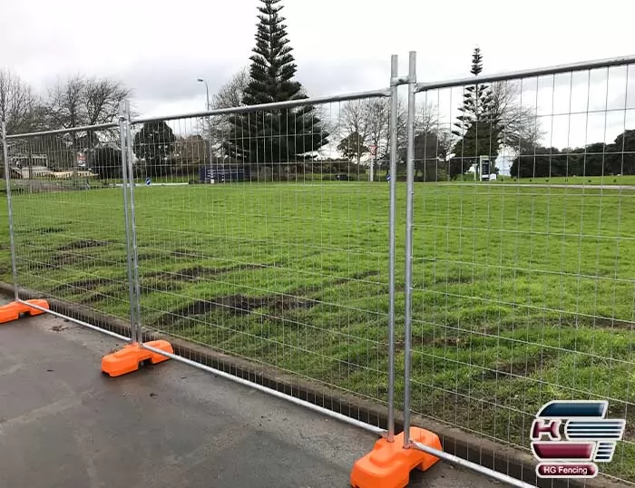 temporary fence used for park fence