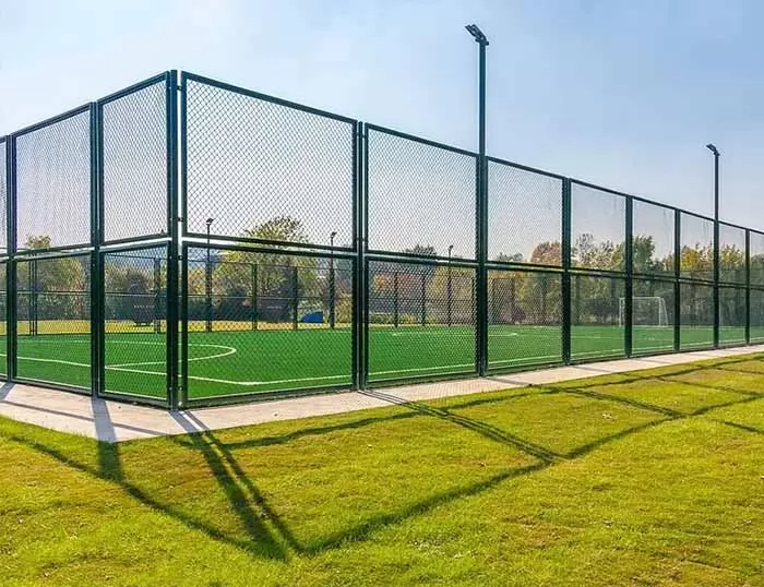 PVC Coated Chain Link Fence for Tennis Court Fence