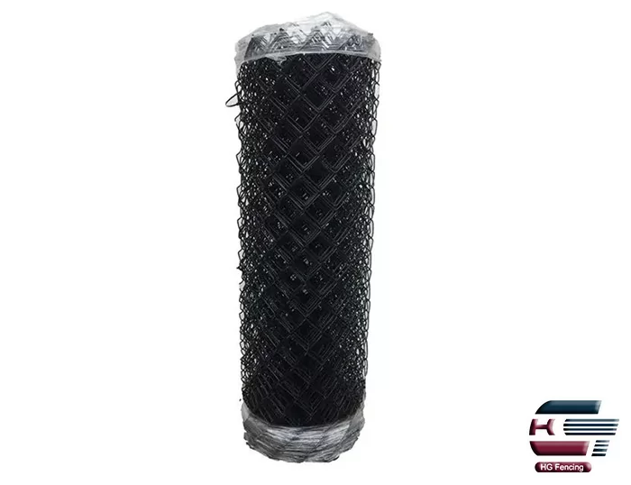 Packing of PVC Coated Black Chain Link Fence Roll