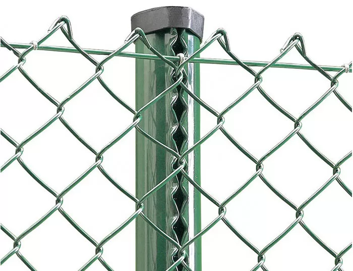 PVC Coated Green Chain Link Mesh Fence