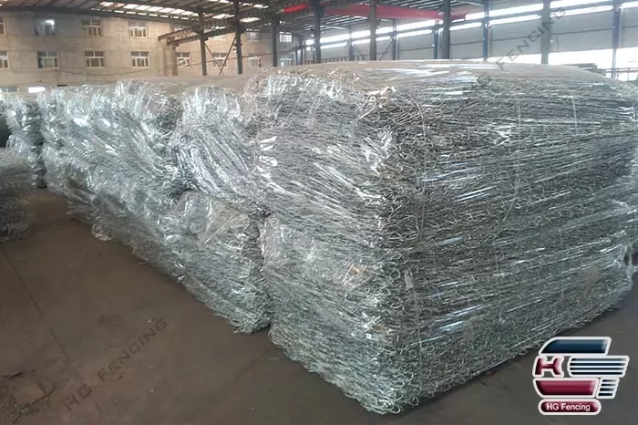 Packing of galvanized Gabion mesh