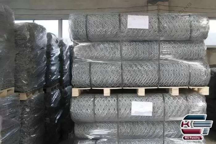 Packing of galvanized Gabion Mattress