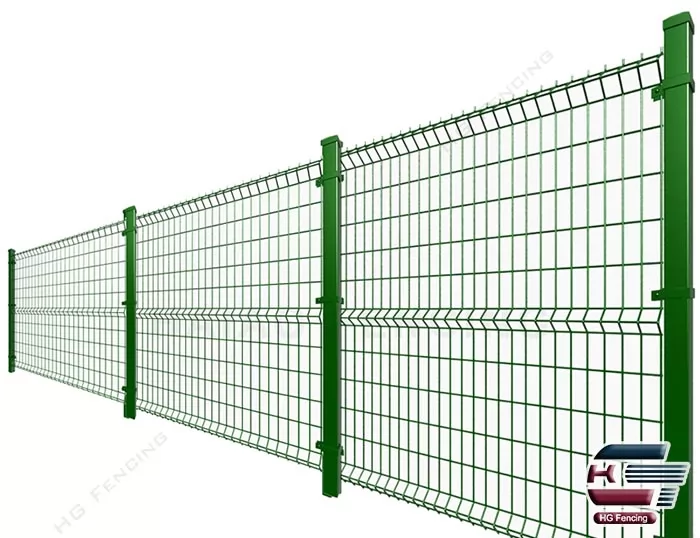 3 types of Curved Mesh Fence