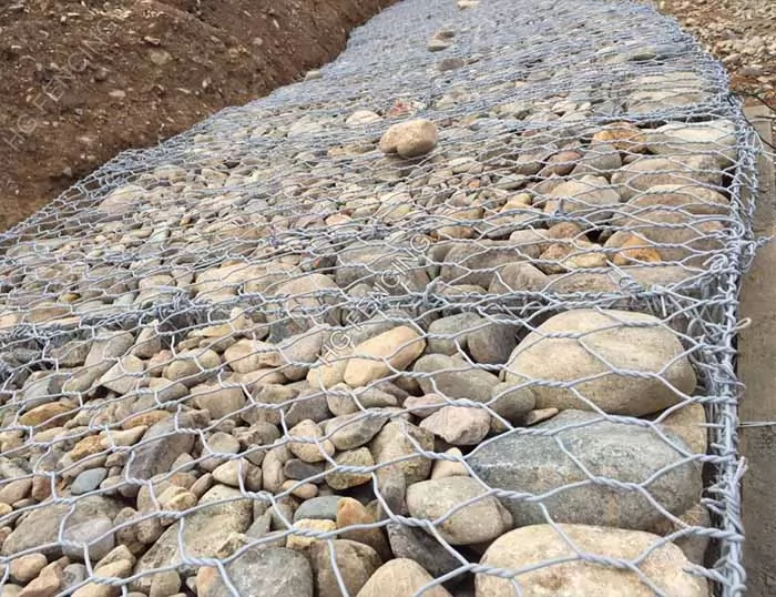 Woven Hexagonal Gabion Mattress Mesh