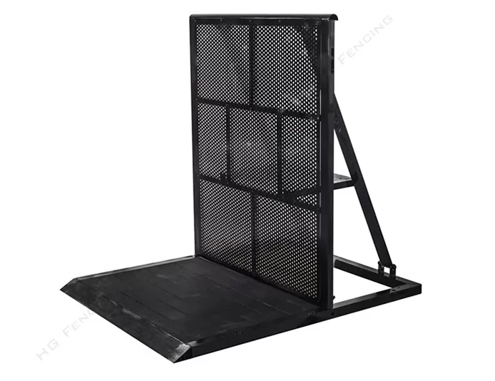 black Stage Barrier